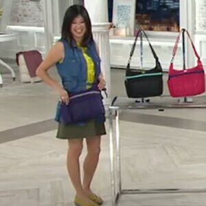 Brand New Lug Swing Crossbody Bag in Concord Purple